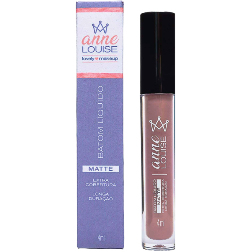 Batom Líquido Matte Vegano 4ml - Cor 02 #Mais