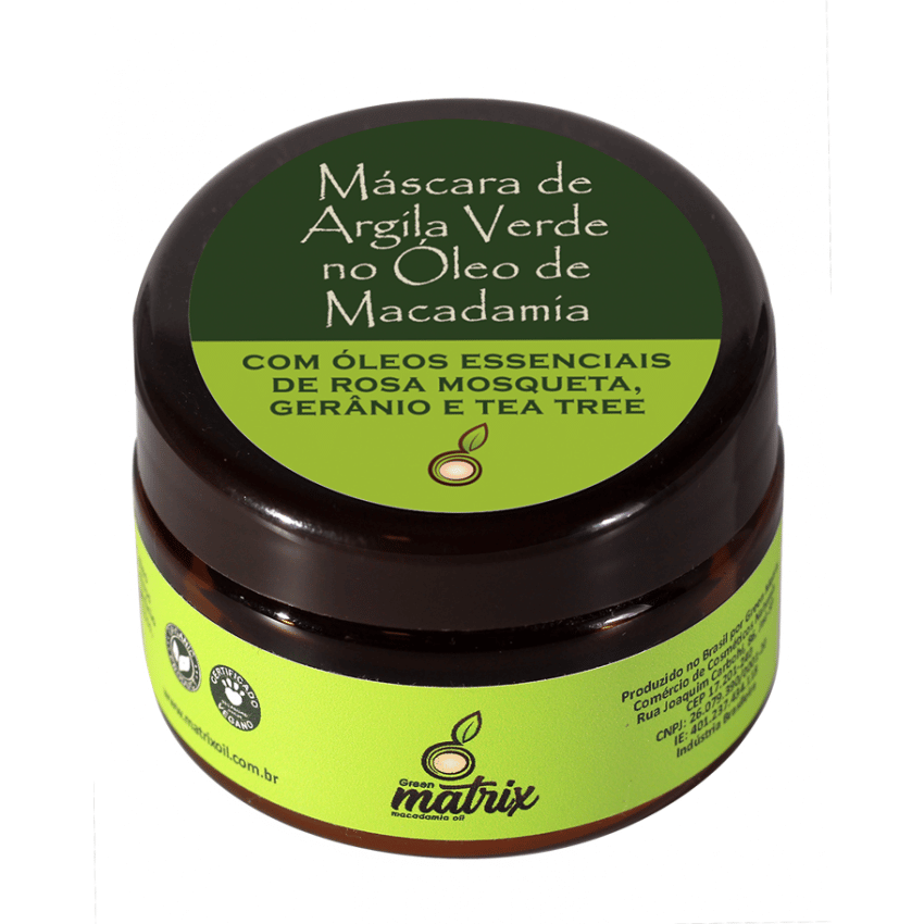 Máscara de Argila Verde no Óleo de Macadamia 60ml - Green Matrix