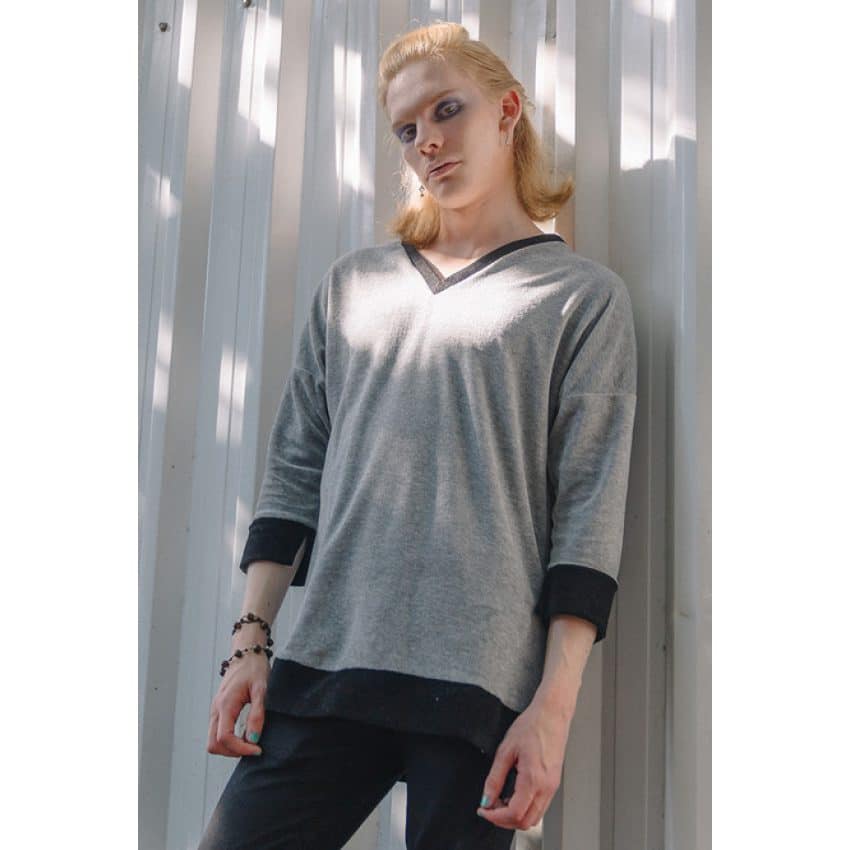 Blusa Vegana Plush Mescla - Nicole Bustamante Vegan Goods