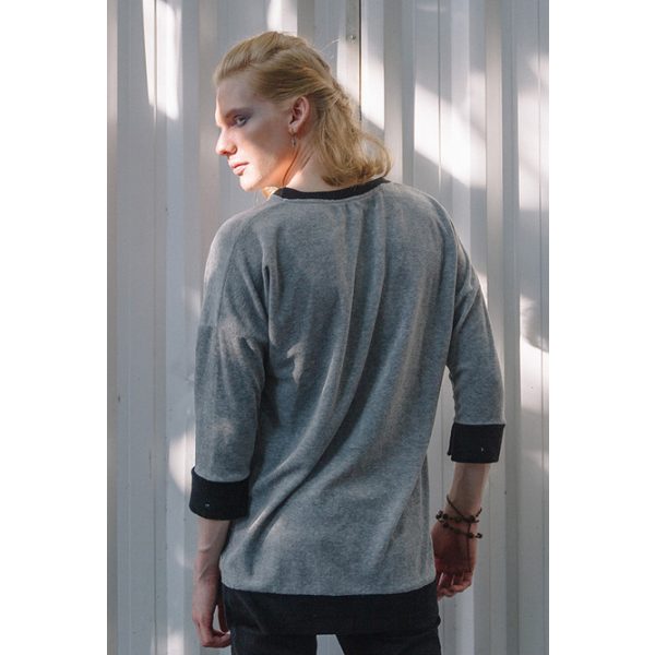 Blusa Vegana Plush Mescla - Nicole Bustamante Vegan Goods