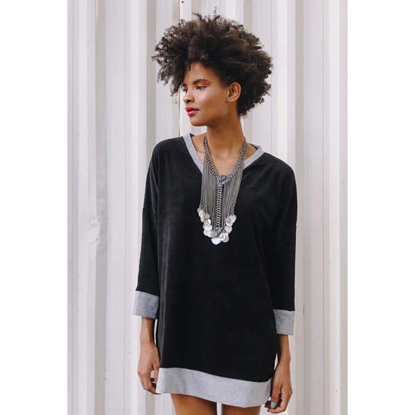 Blusa Vegana Plush Mescla - Nicole Bustamante Vegan Goods