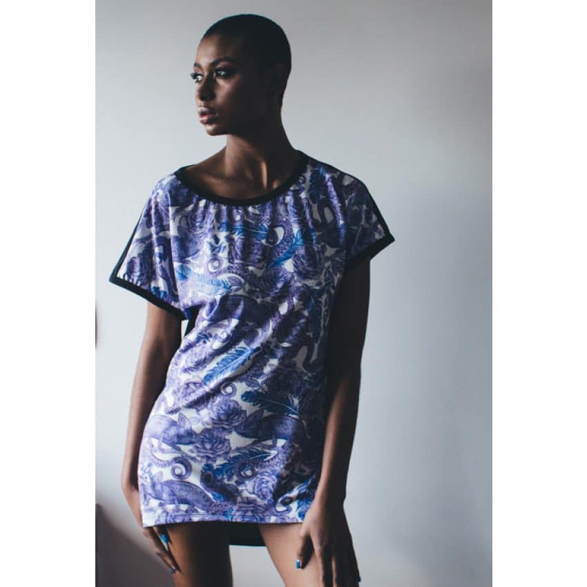 Vestido Vegano Camiseta Vegana Camaleão - Nicole Bustamante Vegan Goods