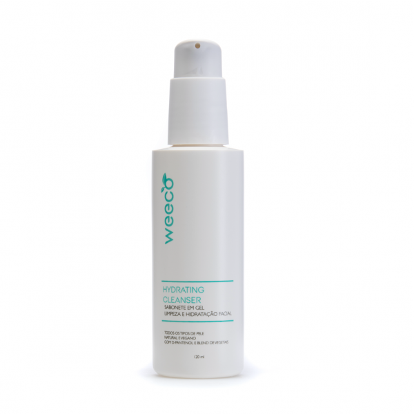 Sabonete em Gel Hydrating Cleanser Natural, Vegano e Cruelty-free - Weeco Cosméticos