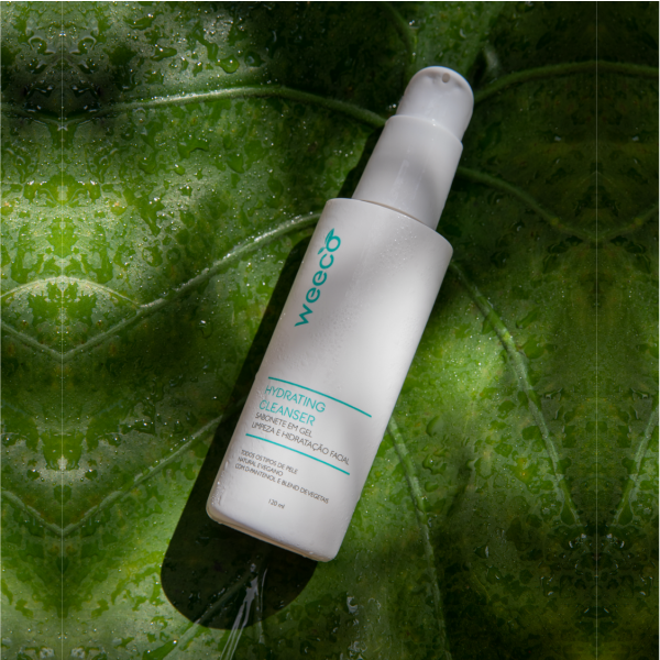 Sabonete em Gel Hydrating Cleanser Natural, Vegano e Cruelty-free - Weeco Cosméticos