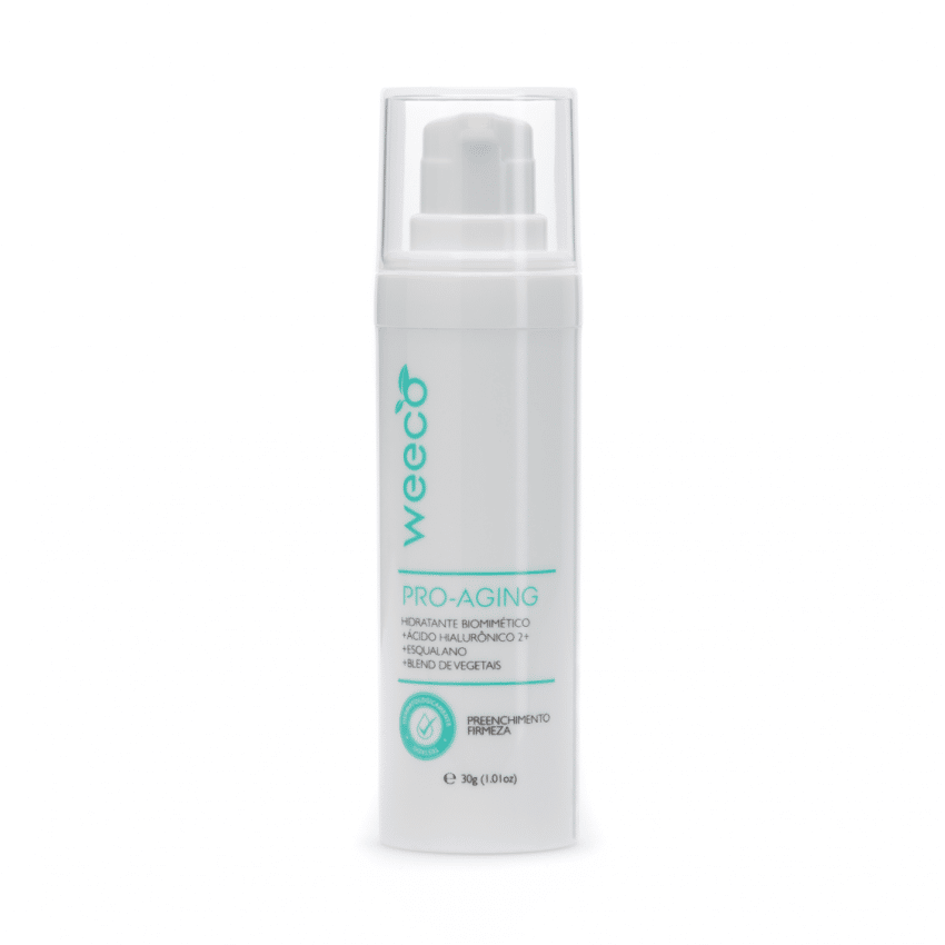 Pro-Aging Rejuvenescedor Natural, Vegano e Biomimético com AH2+ - Weeco Cosméticos