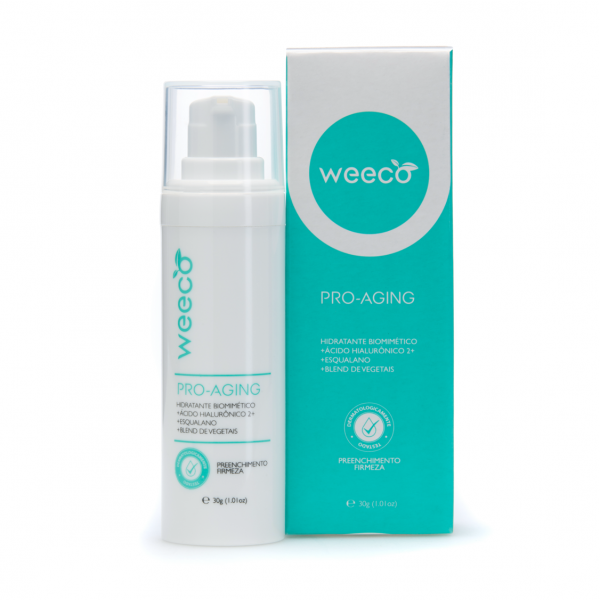 Pro-Aging Rejuvenescedor Natural, Vegano e Biomimético com AH2+ - Weeco Cosméticos