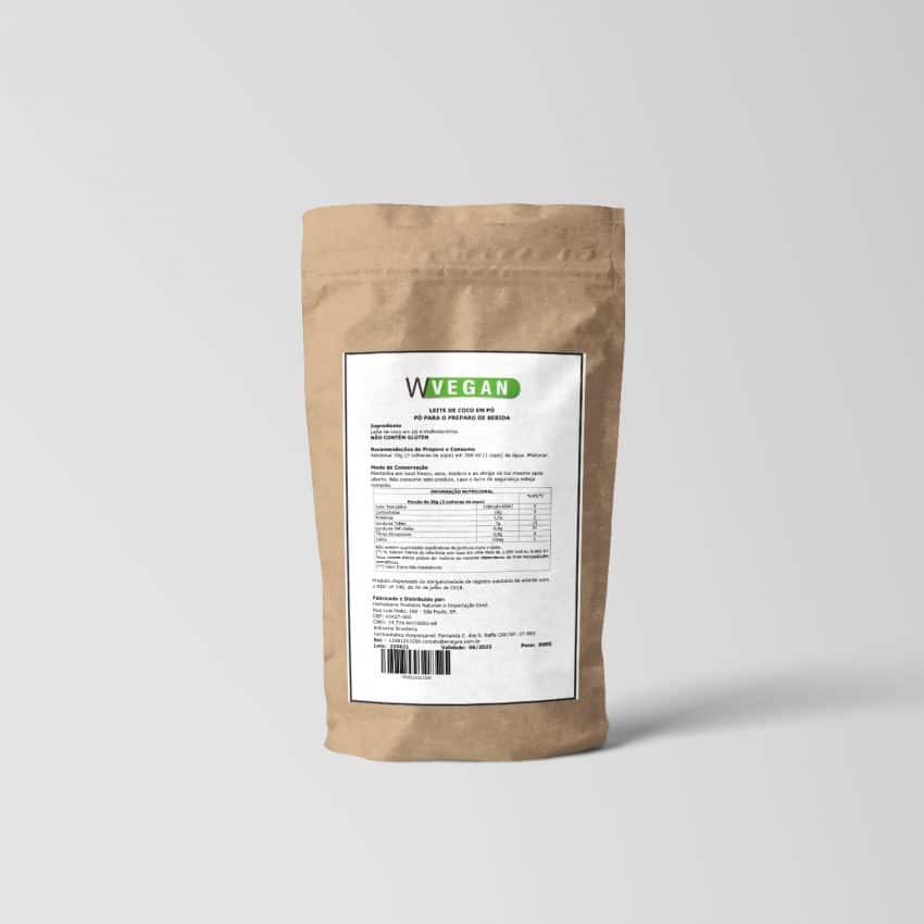 Leite de Coco em Pó 500g - Embalagem Econômica - WVegan