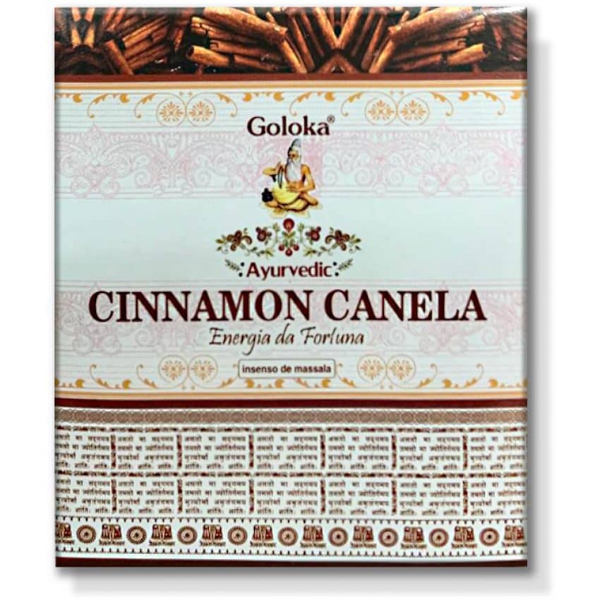 Incenso Massala Goloka Cascata – Canela - Ynayê