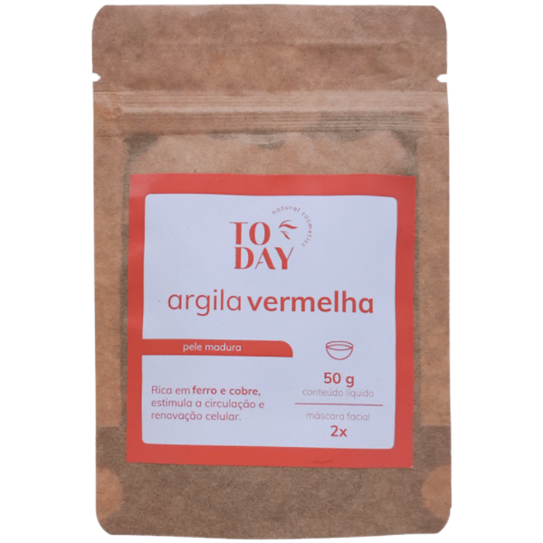 Argila Vermelha - 50g - Today Natural Cosmetics