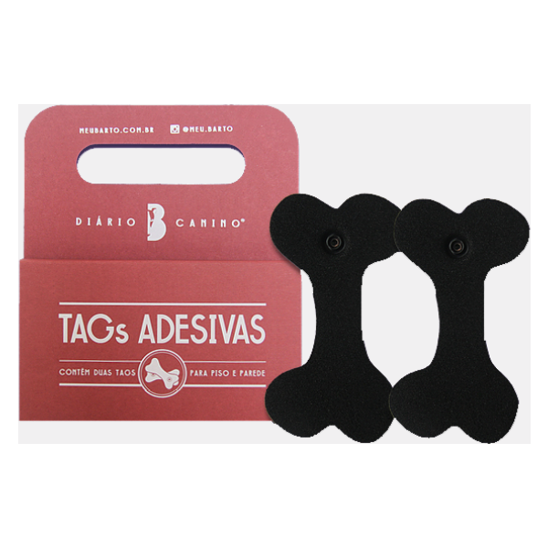 KIT 1 Diário Canino Mais B.ART 2ª EDIÇÃO + TAGS ADESIVAS para Piso e Parede