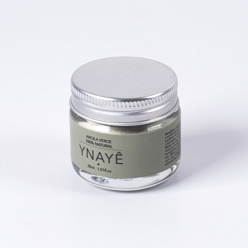 Argila Verde – Purifica e Absorve a Oleosidade - Ynayê