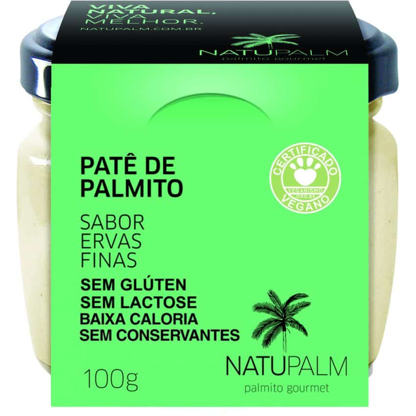 Patê de Palmito sabor Ervas Finas - Natupalm