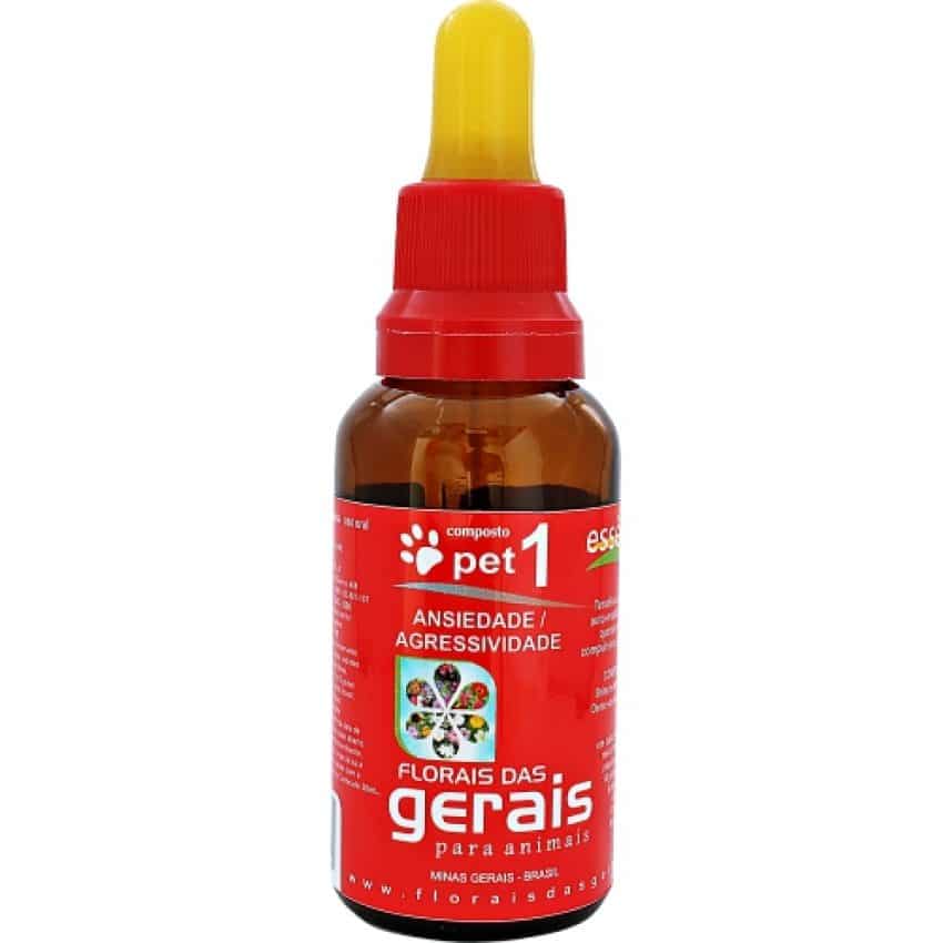Composto Floral Pet 1 Ansiedade / Agressividade 30ml