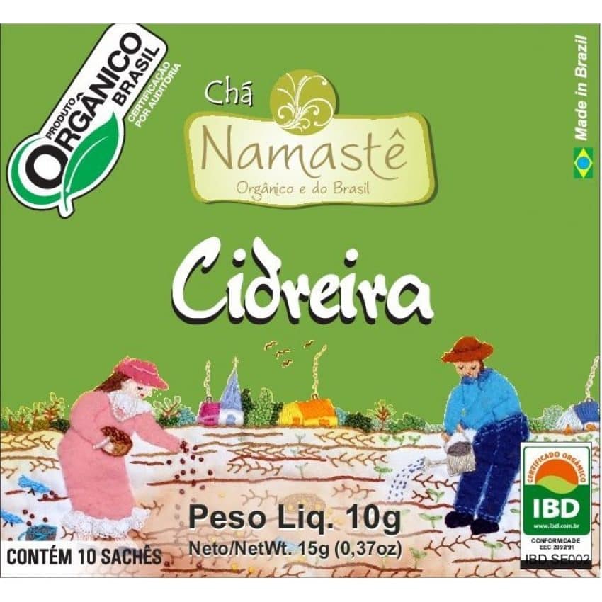 Chá de Cidreira Orgânica Namastê- sachê