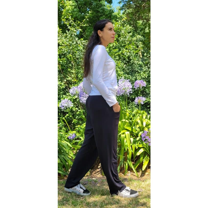 Calça Cala Jogger Preta - Viscose Certificada