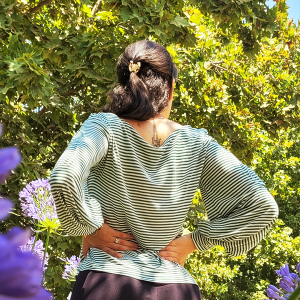 Blusa Margarida Manga comprida bufante