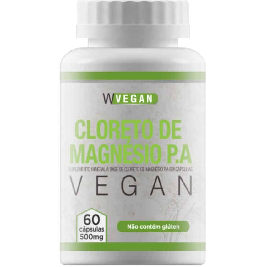 Cloreto de Magnésio 500mg 60 capsulas - WVegan