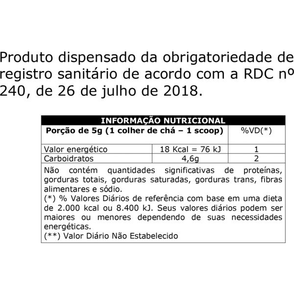 Gelatina Vegan 20g - Sem Sabor - WVegan