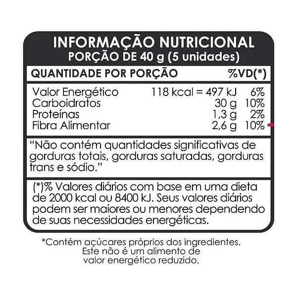 Bananada Orgânica (90g) - CantoBello