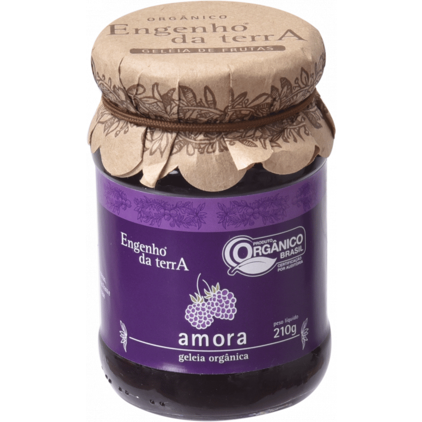 Geleia de Amora Orgânica  210g - Engenho da Terra