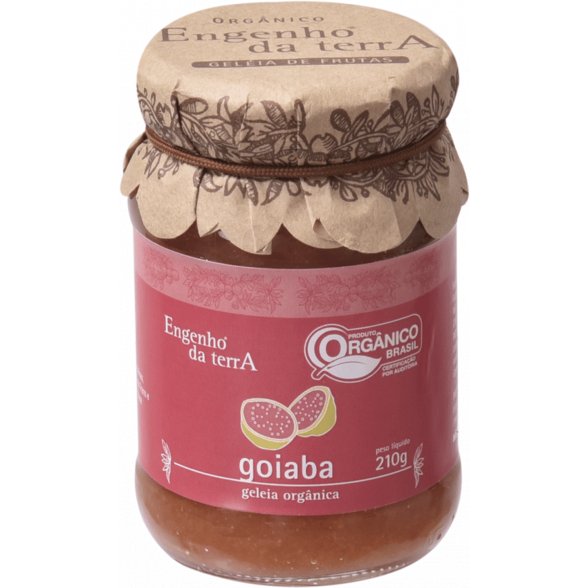 Geleia de Goiaba Orgânica -  210g - Engenho da Terra