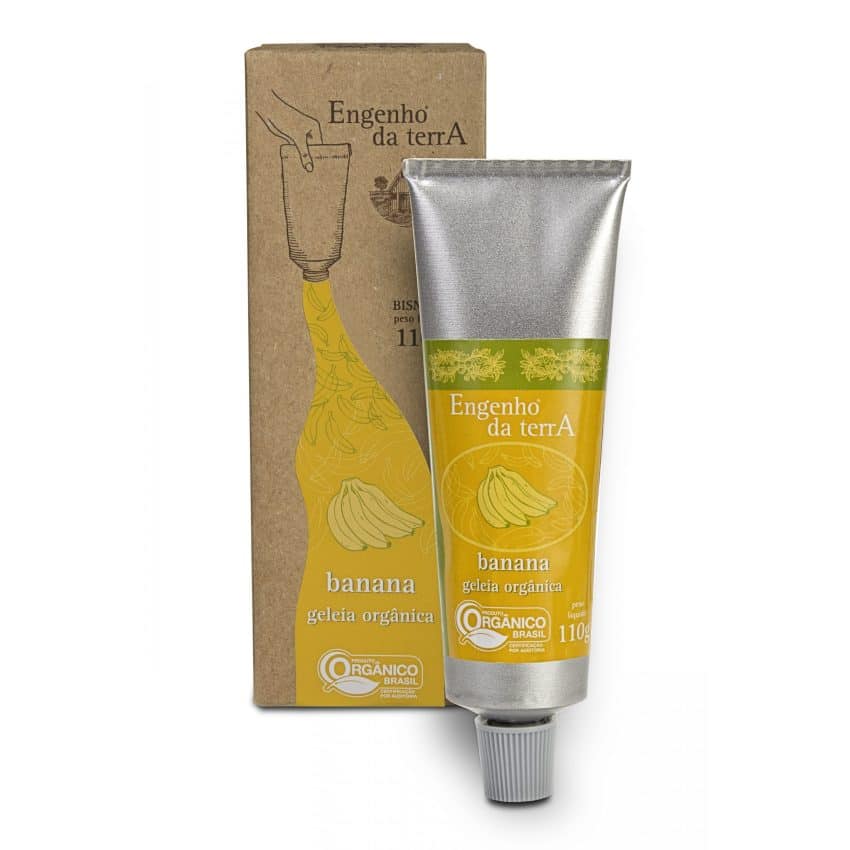Geleia de Banana Orgânica - Bisnaga 110g - Engenho da Terra