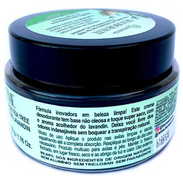 Desodorante Natural com Óleo Essencial de Lavandin Benessenza