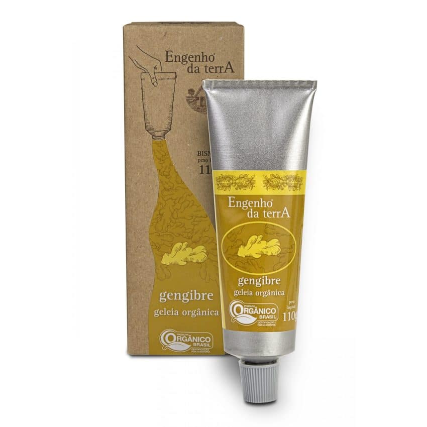 Geleia de Gengibre Orgânico - Bisnaga 110g - Engenho da Terra