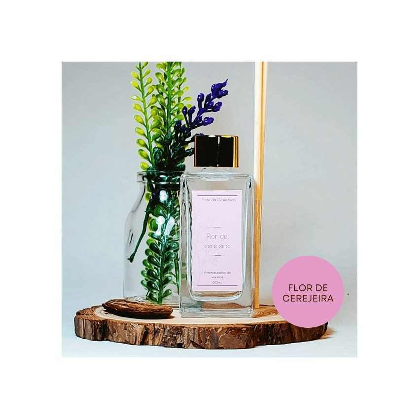 Aromatizador de Varetas - Flor de Cerejeira 60mL - Arte da Cosmética
