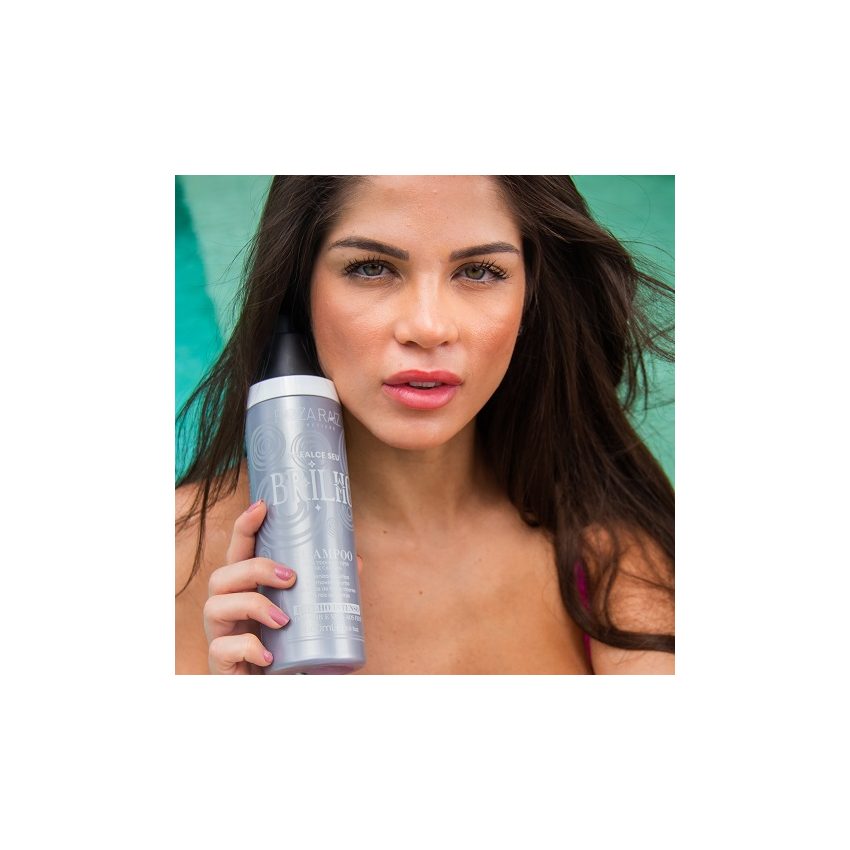 Shampoo Realce seu Brilho 500ml - Roza Raiz Cosméticos