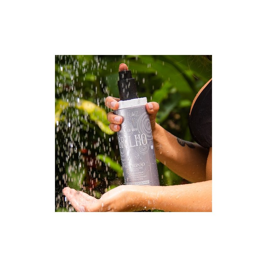 Shampoo Realce seu Brilho 500ml - Roza Raiz Cosméticos