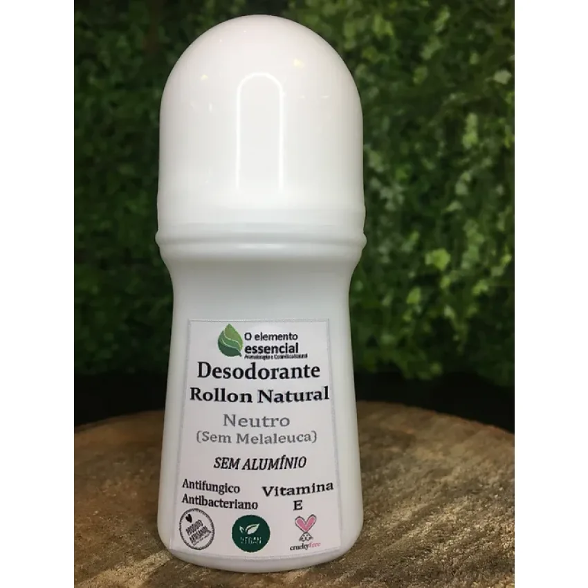 Desodorante Natural RollOn Neutro (Sem Óleo Essencial)