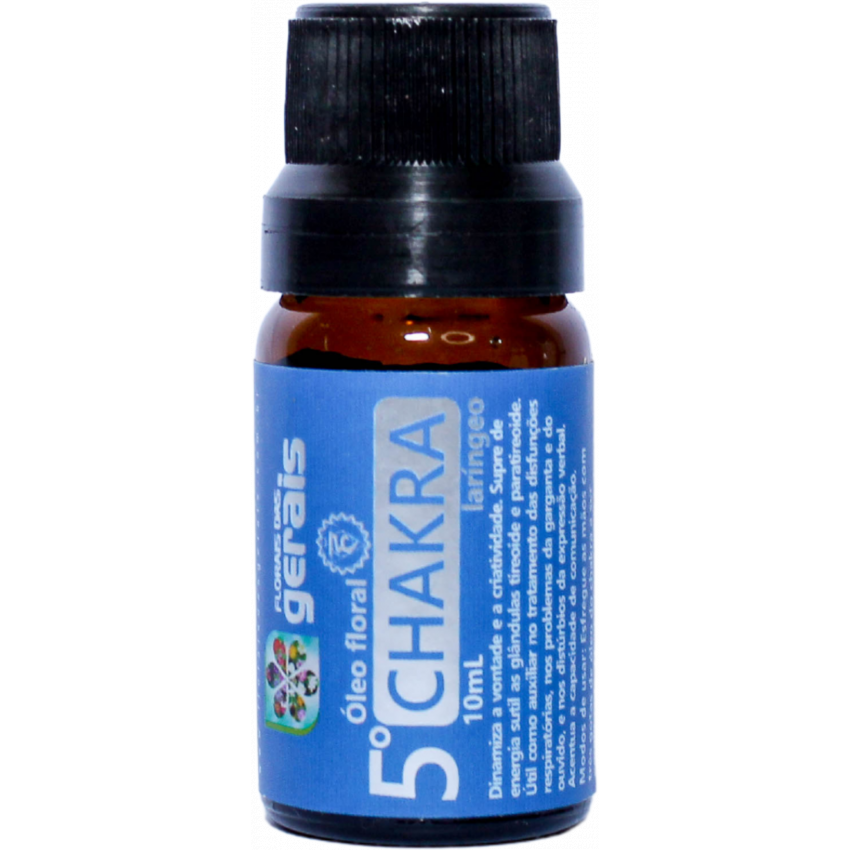 Óleo Floral 5° Chakra - Laríngeo