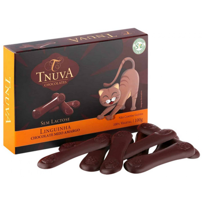 Chocolate Língua de Gato - Vegano e Sem Lactose 100g - Tnuva