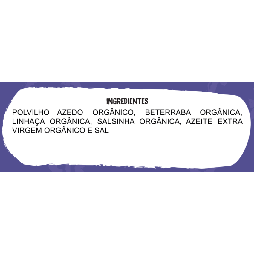 Biscoito de Polvilho Orgânico - Beterraba 40g - Crilancha