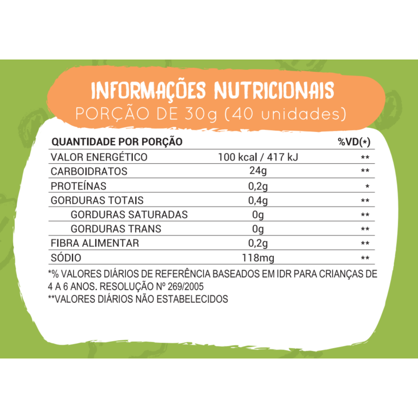 Biscoito de Polvilho Orgânico - Hortaliças 40g - Crilancha