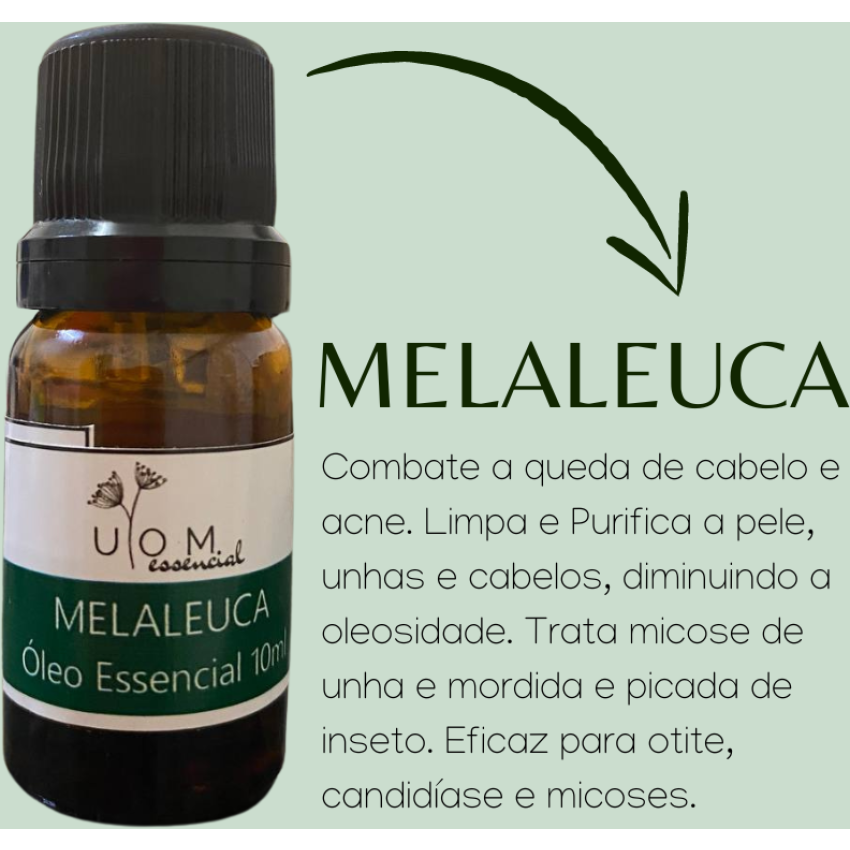 Óleo Essencial de Melaleuca Tea Tree 10ml