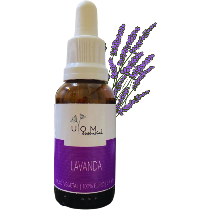 Óleo Essencial Lavanda Para Pele Relaxante 30ml