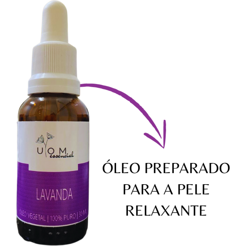Óleo Essencial Lavanda Para Pele Relaxante 30ml