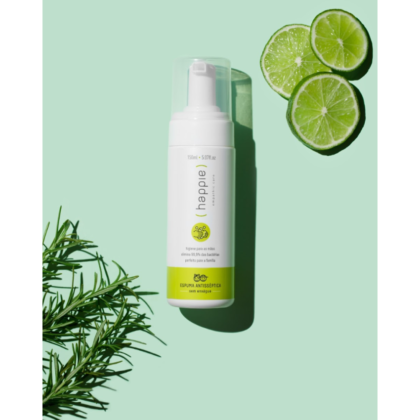 Espuma Antisséptica para Mãos 150ml - Sem Álcool
