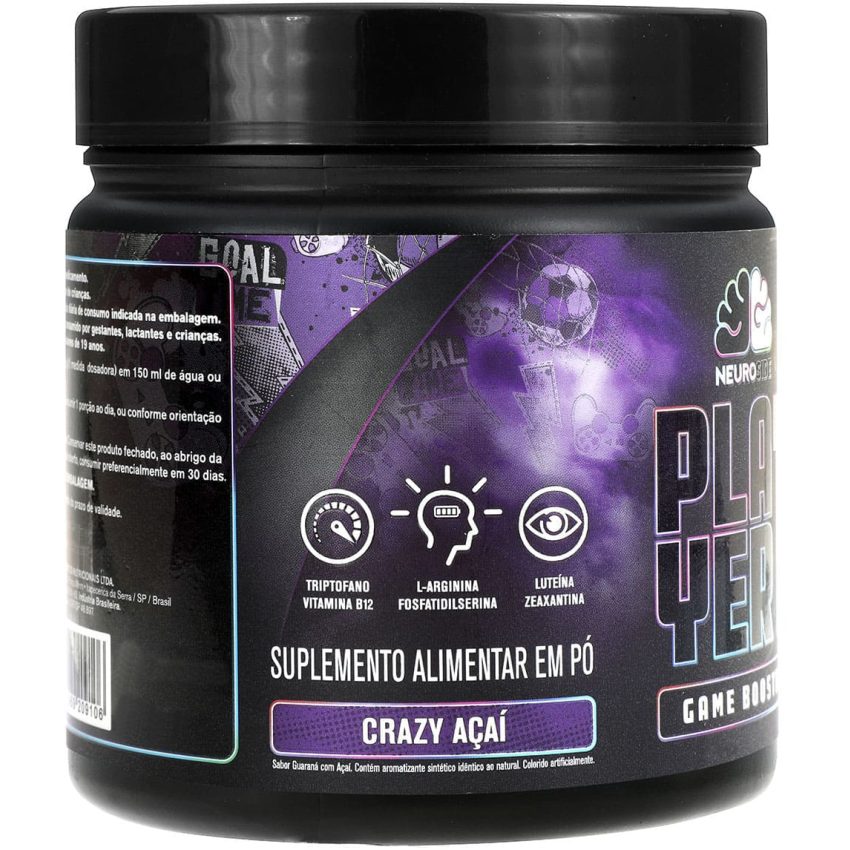 Player 1* 210g NeuroSide Sabor: Guaraná C/ Açaí