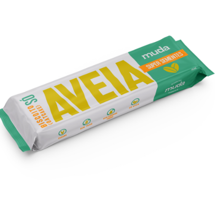 Kit 20 Biscoito Saudável de Aveia Muda alimentos- Misto