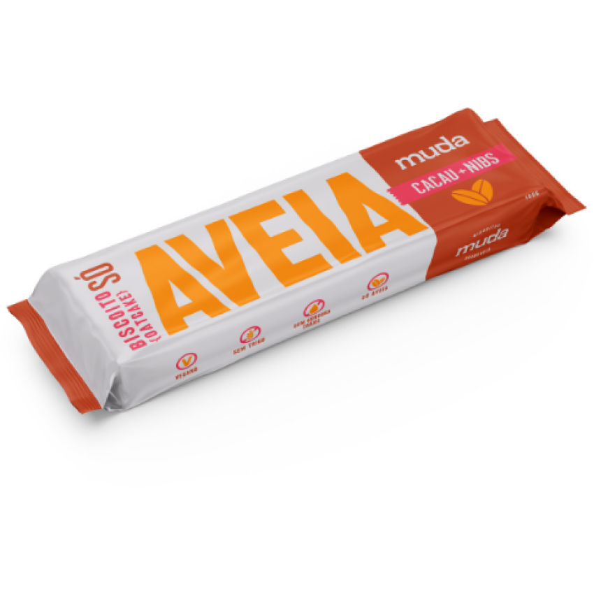 Kit 20 Biscoito Saudável de Aveia Muda alimentos- Misto