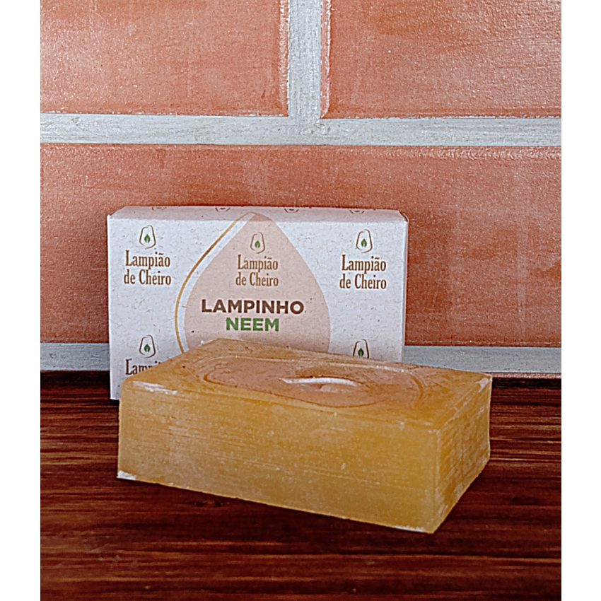 Sabonete vegano antialergico e antiacne Lampinho Neem