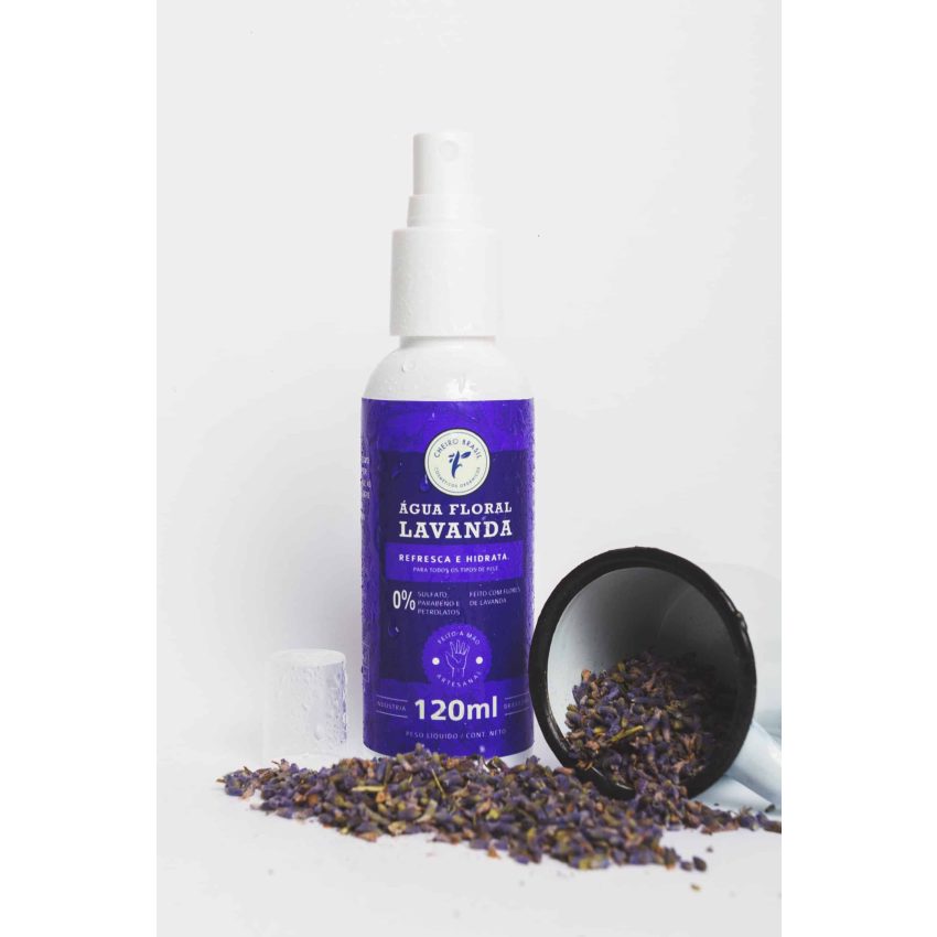 Água Floral de Lavanda Linha Spa 120ml - Cheiro Brasil