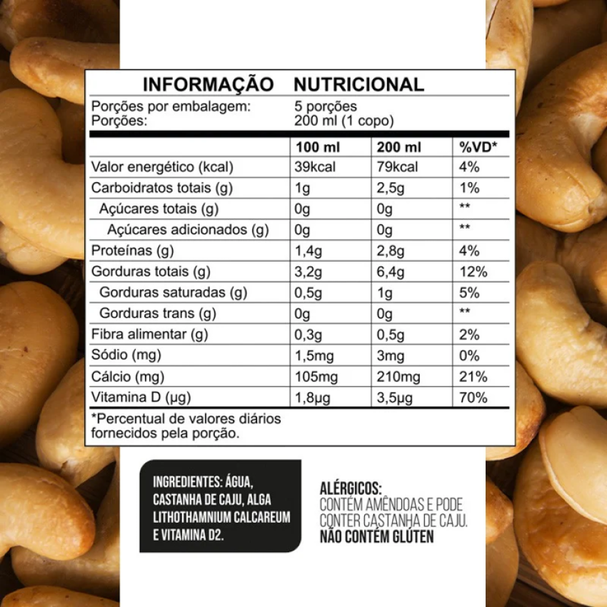 Leite Vegetal de Castanha 1L - Leatt