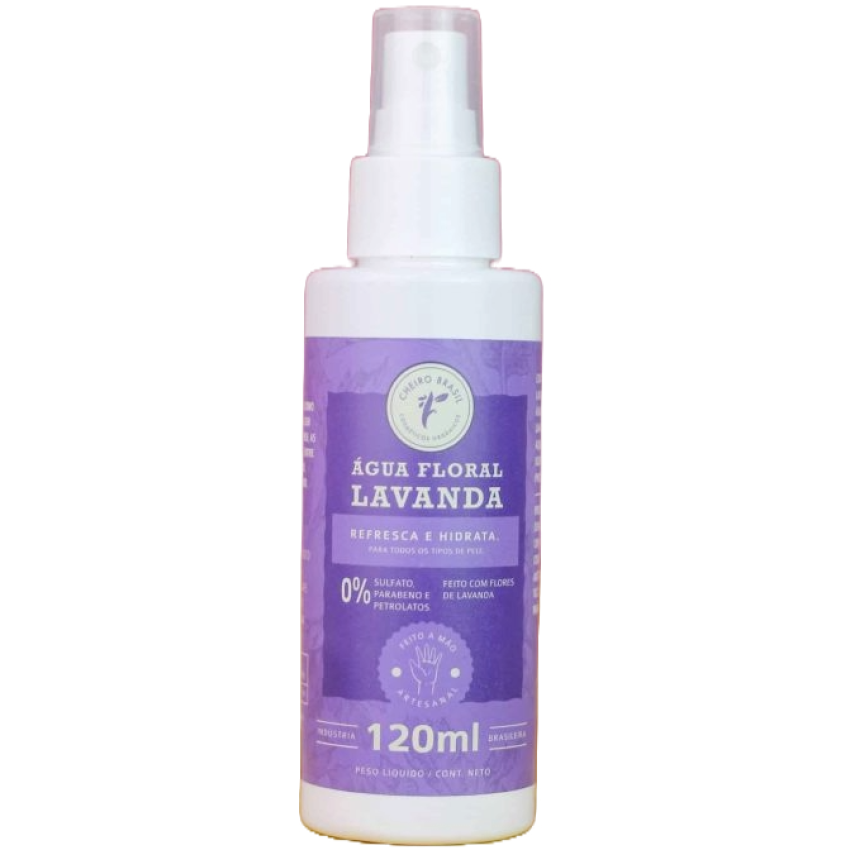 Água Floral de Lavanda Linha Spa 120ml - Cheiro Brasil