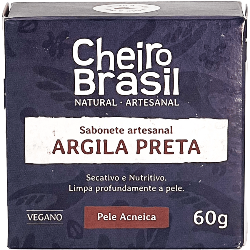 Sabonete Argila Preta 60g - Cheiro Brasil