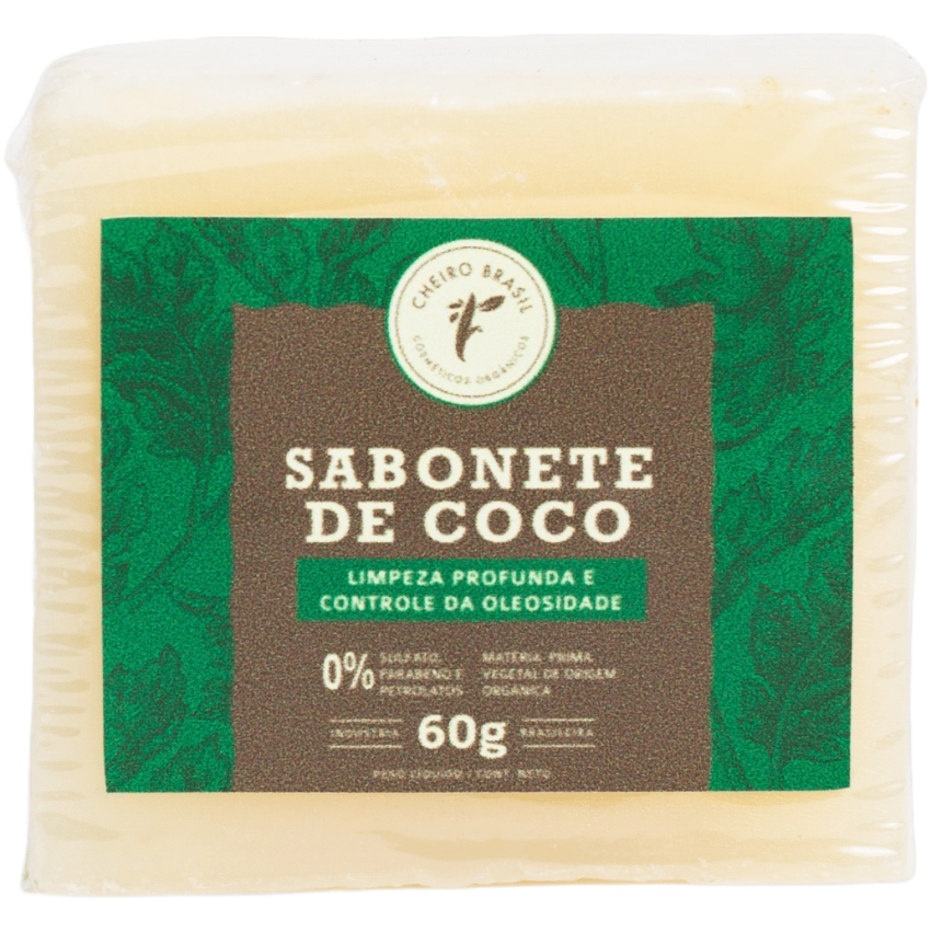 Sabonete Facial de Côco 60g - Cheiro Brasil