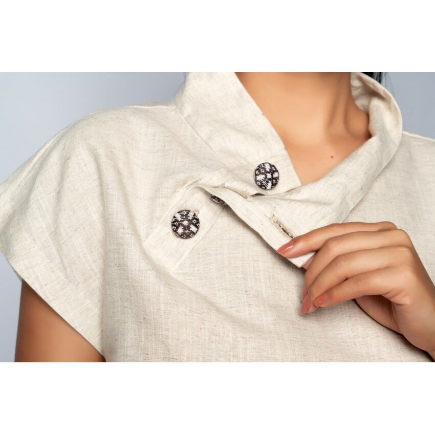 Blusa Botan Kogin Natural - Toshie